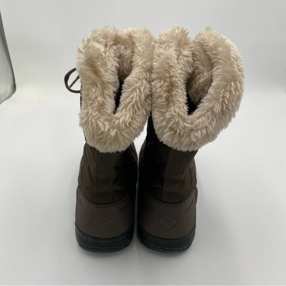 Columbia Ice Maiden II Faux Fur Lined Waterproof Winter‎ Hiking Trail Boots 8